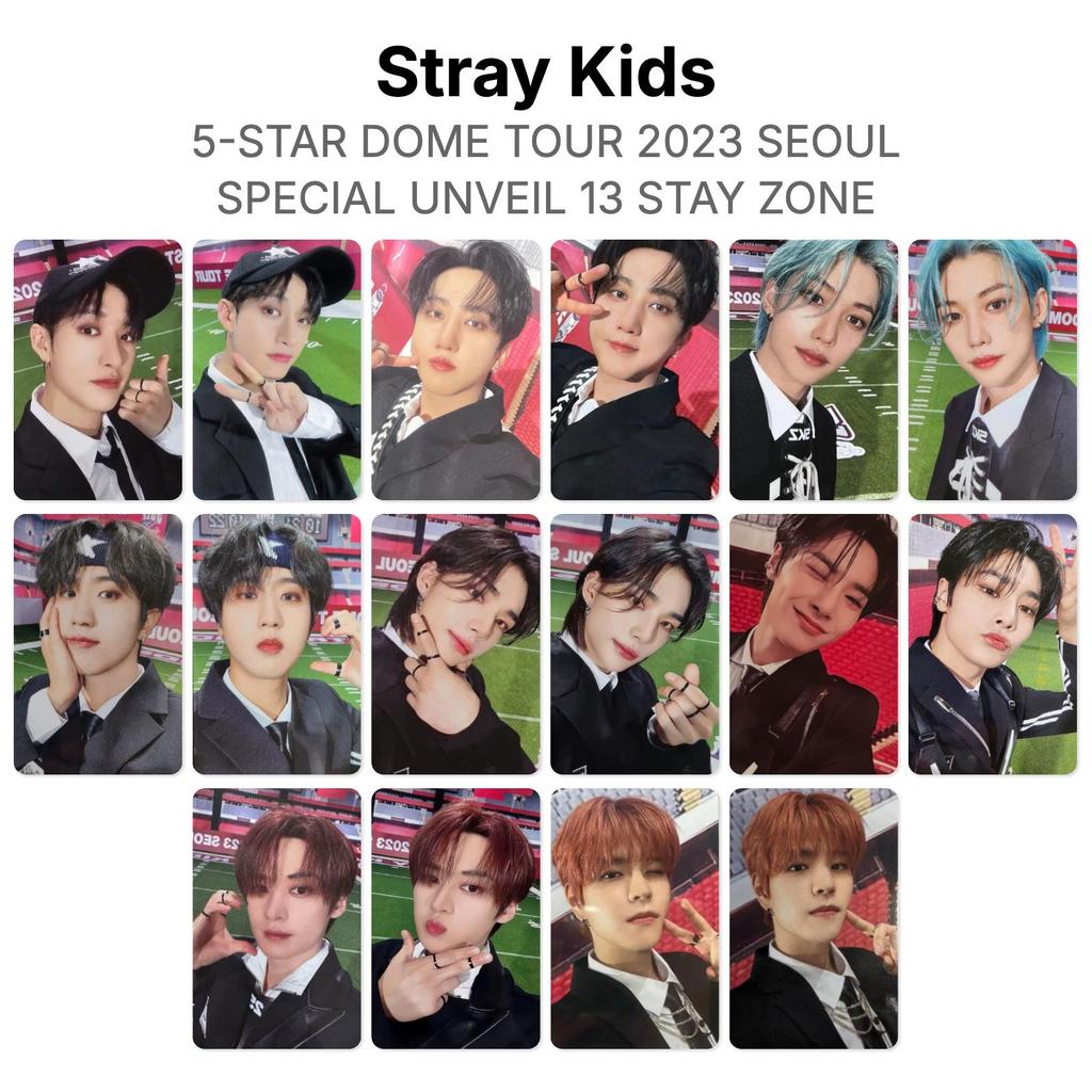 Stray Kids 5-STAR DOME TOUR 2023 SEOUL SPECIAL UNVEIL 13 STAY ZONE Official Photocard