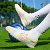 Men Football Boots White Professional Waterproof High Quality High Women Soccer Shoes Youth Outdoor Anti-slip Football Sneakers