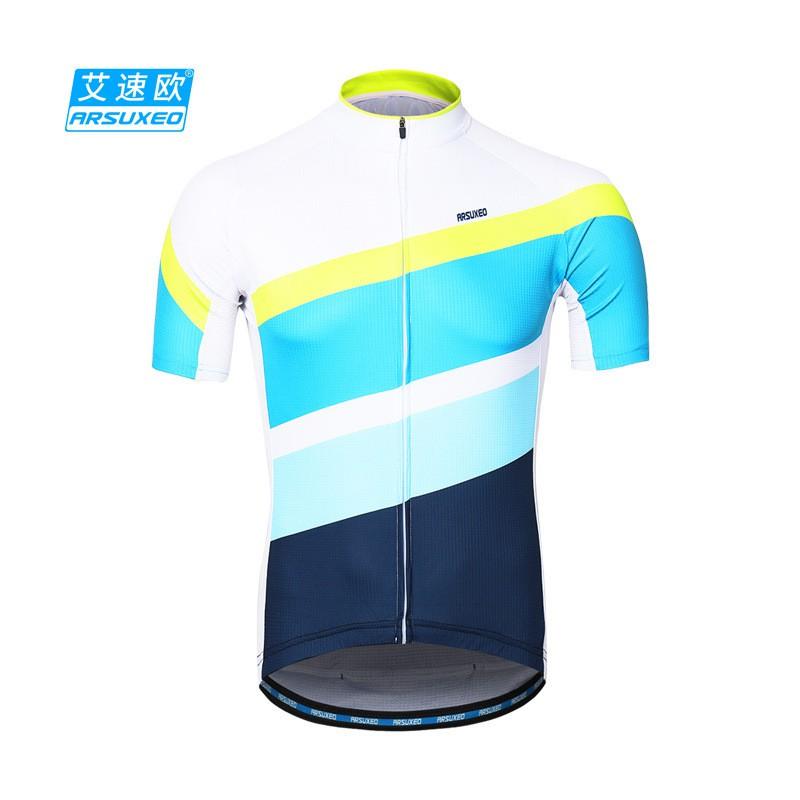 Mens Womens Cycling Jersey Set Breathable Quick-Dry Mountain Road Bike Short Sleeve Top Shorts