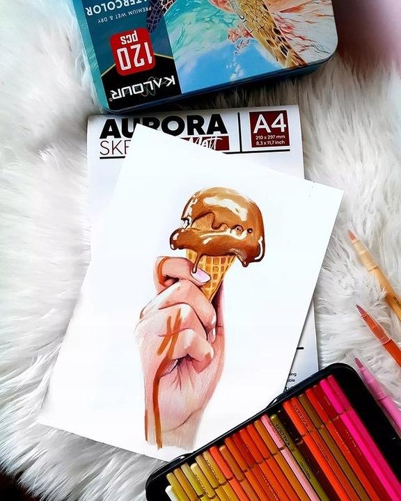 Kalour professional watercolor artist pencils 120 colors