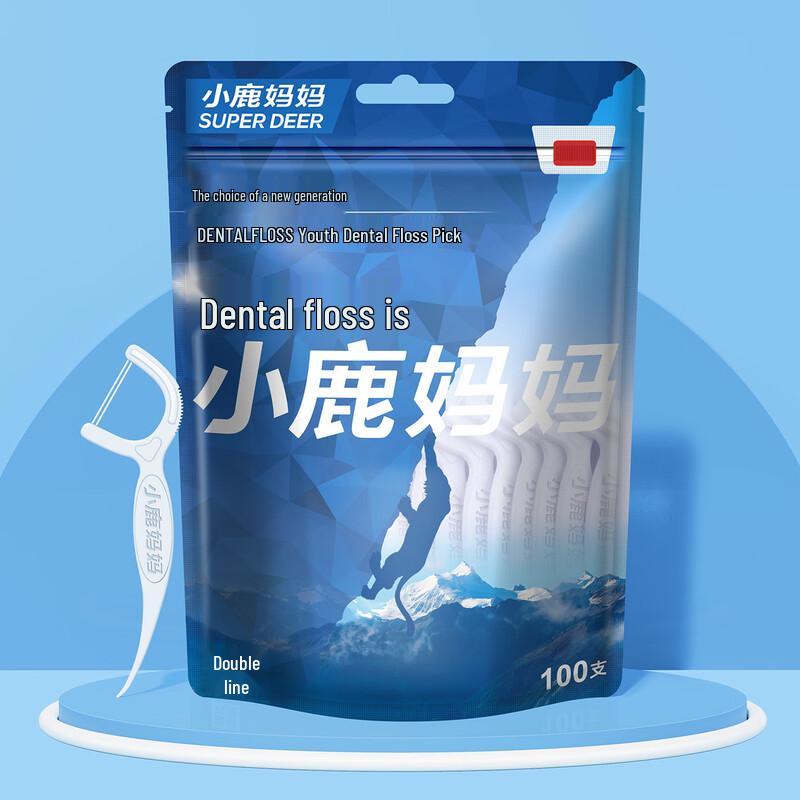 Xiaolu Mama High Smooth Dental Floss Picks (300 Count)