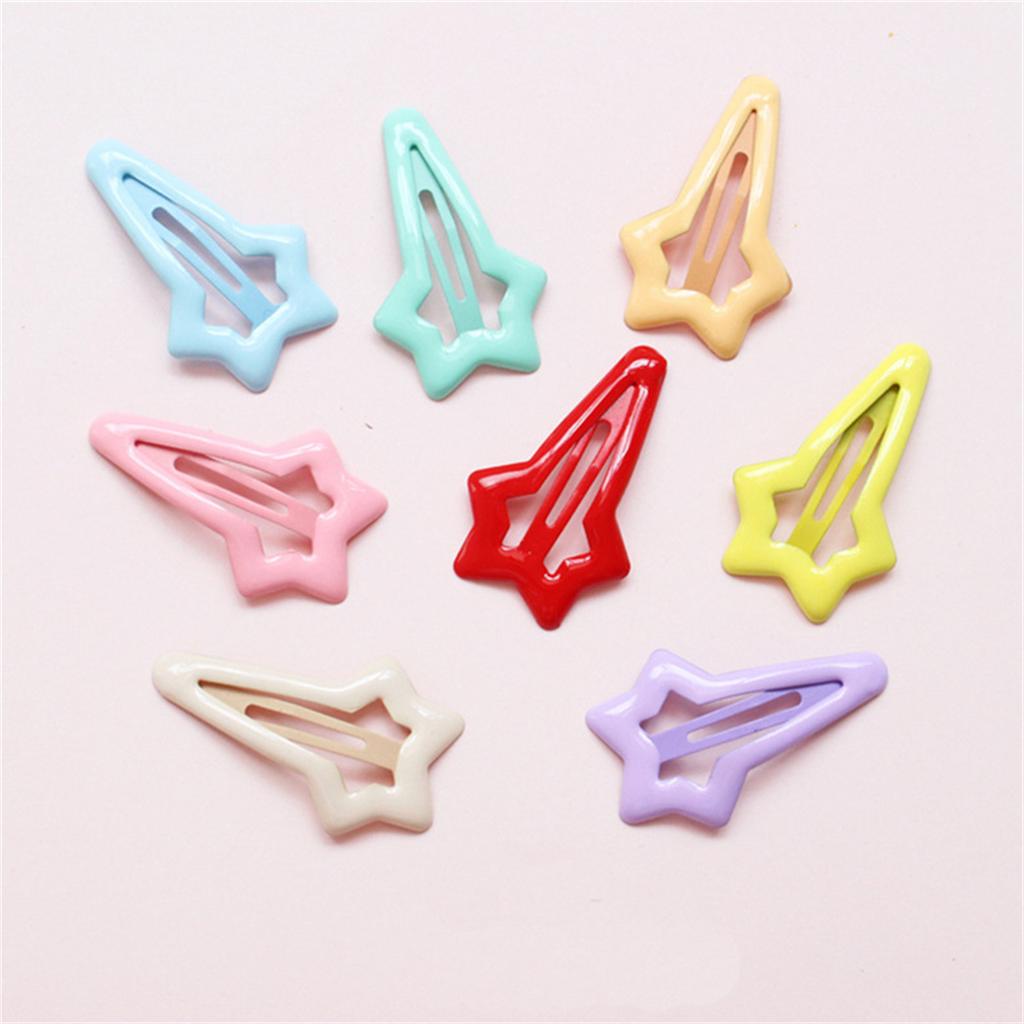 30pcs Children's Pentagram Hair Clip BB Clip Female Hairpin Daily Hair Accessory For Girls Women  hair accessories for kids girl