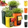 12 Gallonen DIY Kartoffelpflanzer Pflanzbehälter Tasche Gemüsegarten Jardineria Verdickter Garten Topf Pflanz-Anzuchttasche