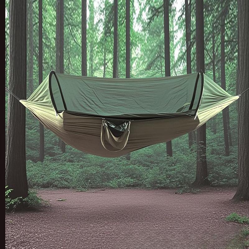 OLOEY Outdoor Camping Parachute Fabric Hammock