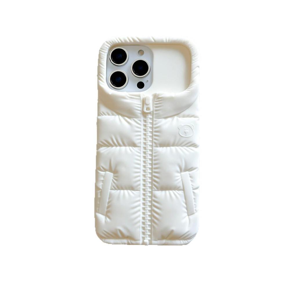 3D Cartoon Little Bear Anti-Fall Phone Case for iPhone 14/13/Apple PRO MAX