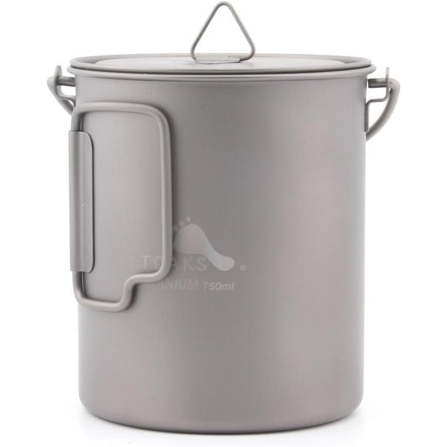 TOAKS Titanium 750ml Pot with Bail Handle (TOAKS) POT-750-BH