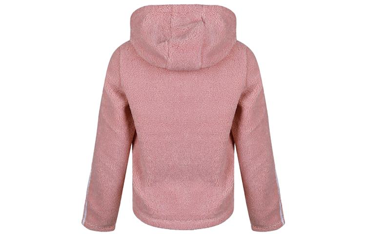 Adidas Down Jackets Women's Pink Hooded Moderate GJ8067