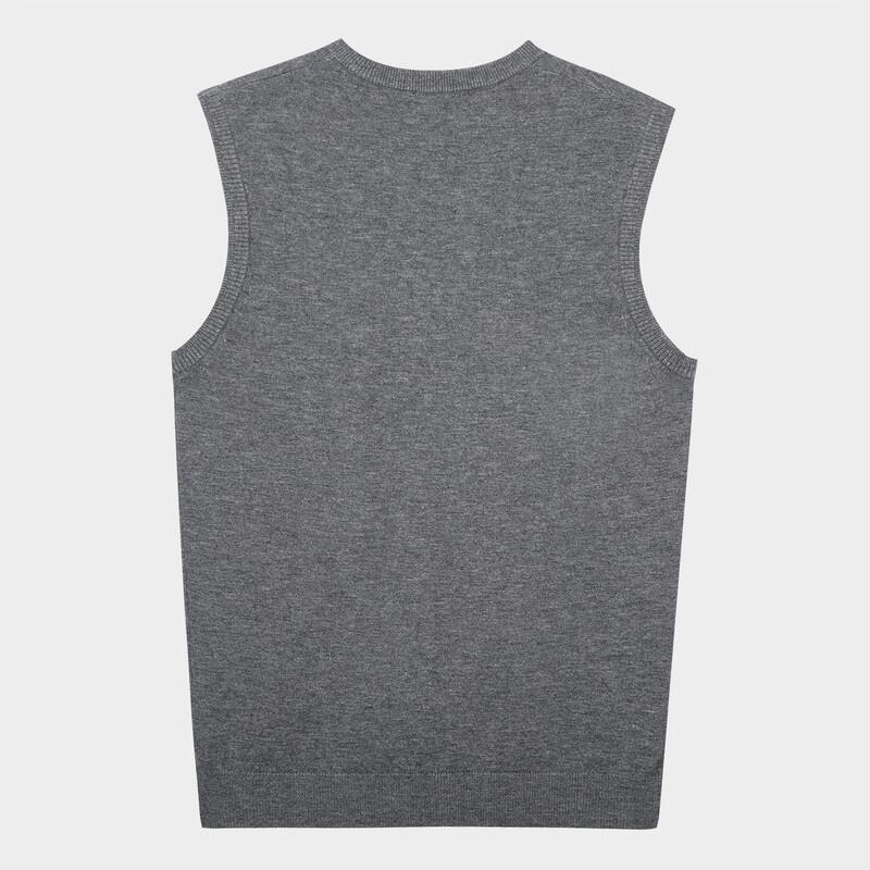 Men's Merino Wool V-Neck Pullover Vest