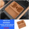Per Land Rover Defender 110/90 Controllo Centrale Modificato Portabicchieri d'Acqua Wireless in Silicone Antiscivolo 22-24 Tappetino Portaoggetti