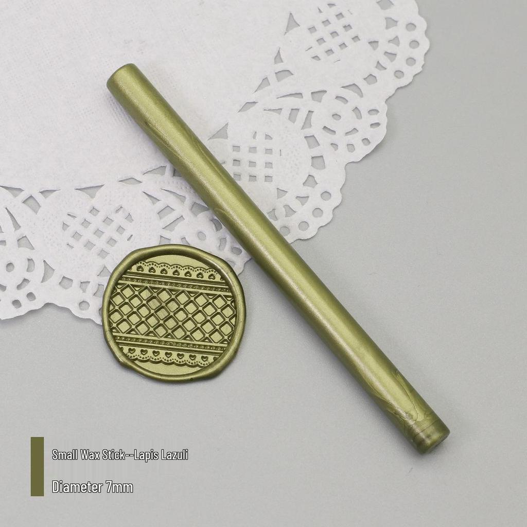 Bețișoare de Ceară de Sigiliu Mat Perlat, 125 Culori, 10x0.7cm, Compatibile cu Pistoale de Ceară, Culori Mixabile