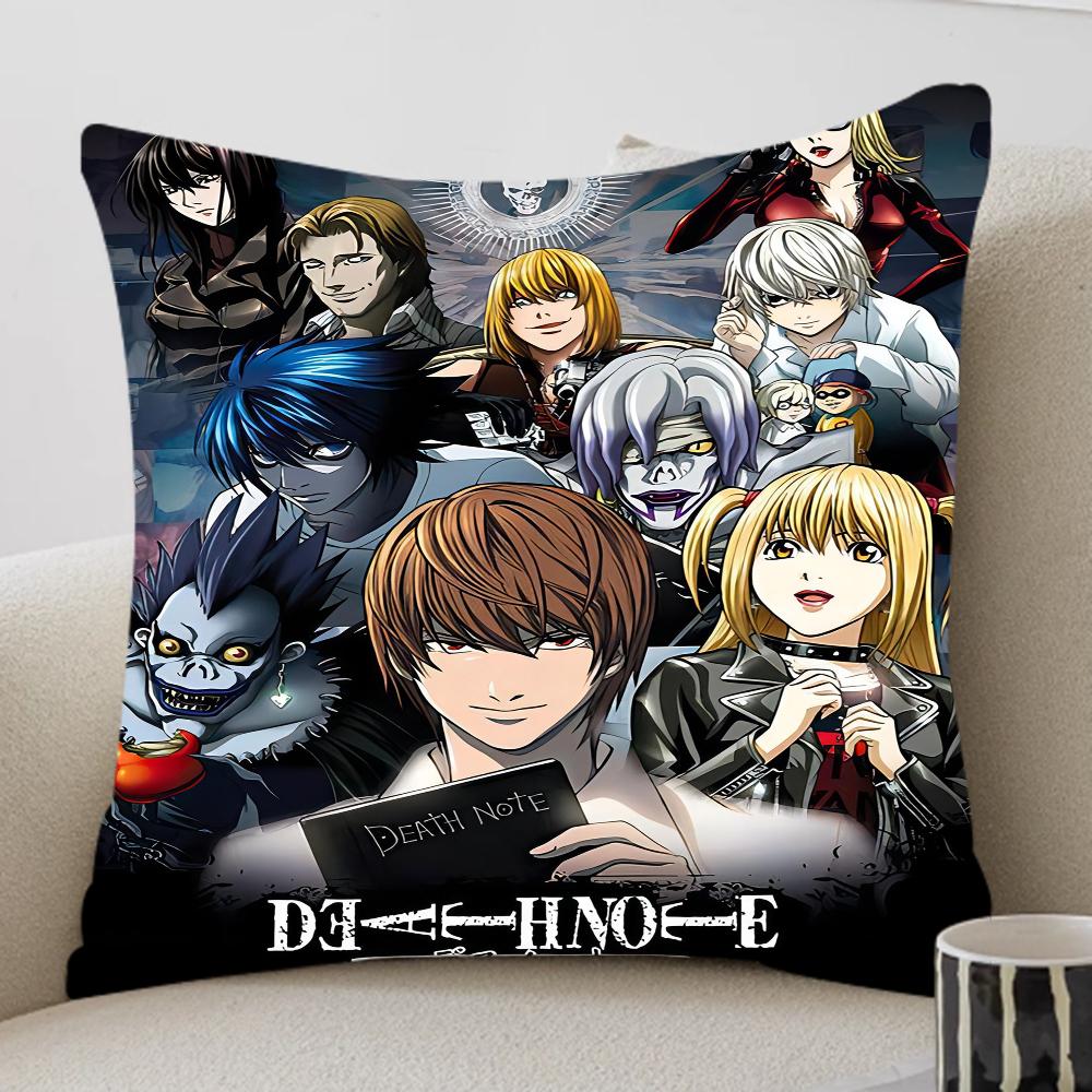 Аниме Тетрадь смерти DN L Наволочка Наволочка Гостиная Диван Домашний декор На заказ 12x12Inch