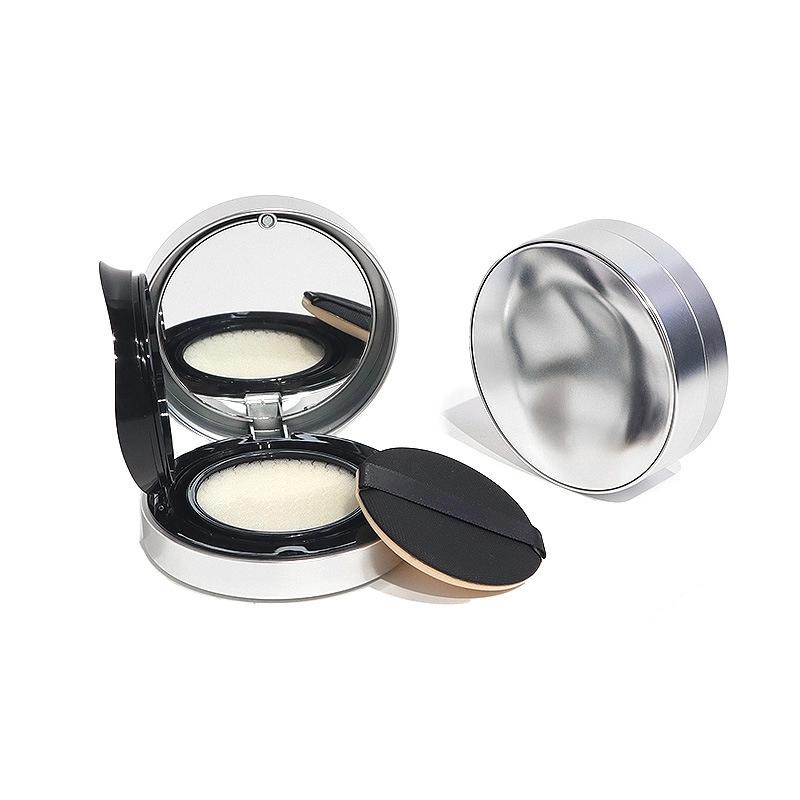 Leere Luftkissen-Puderquaste Box Tragbare Kosmetik-Make-up-Hülle Behälter Mit Puderquaste Spiegel Zum Befüllen von BB-Creme Foundation