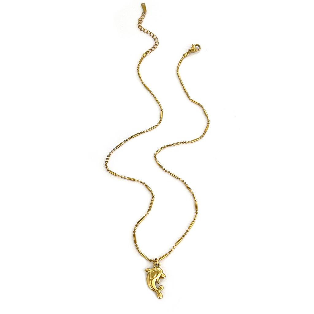N0165 Stainless Steel Ocean Element Pendant Necklace For Women
