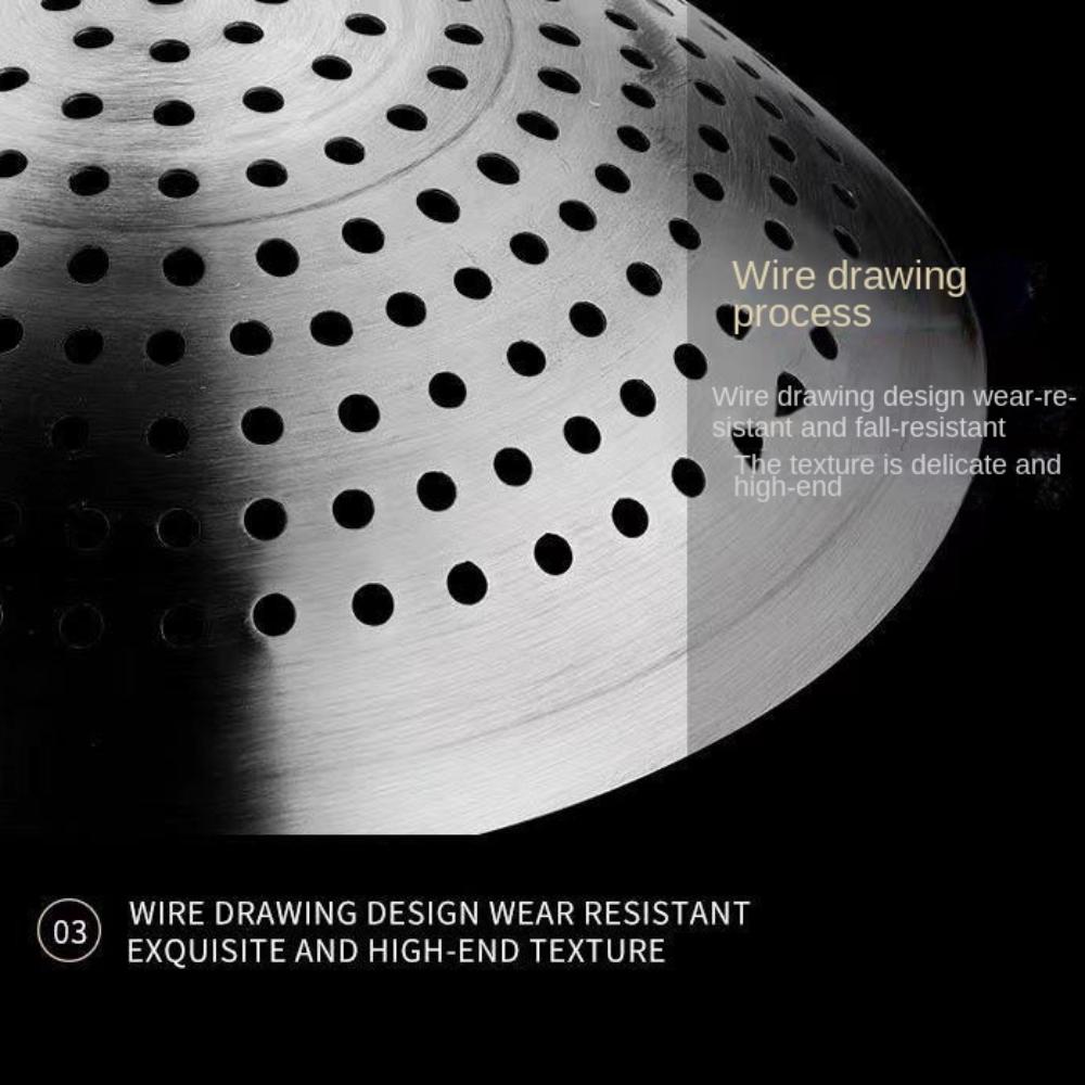 Long Handle Oil Flour Noodle Dumplings Sieve Thickened Mesh Strainer Colander  Kitchen Tools