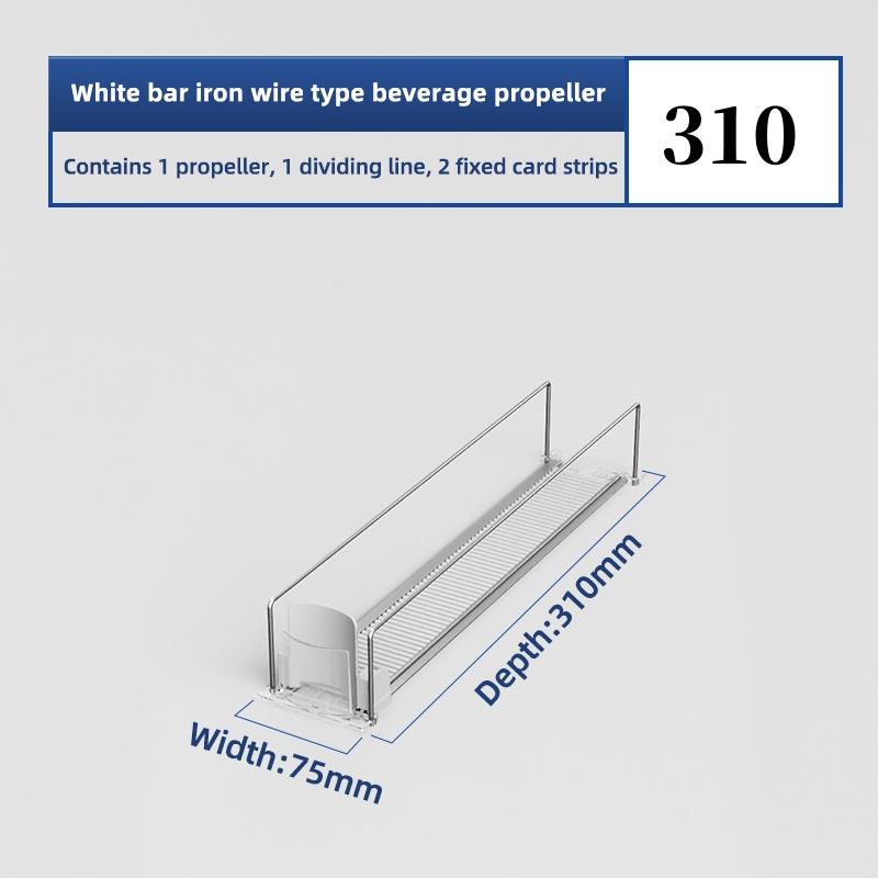 

Automatic Beverage Pusher For Fridge Transparents Drinking Sliding Container Kitchen Storage Boxes Shelf Glide Organizer Rack 1pc