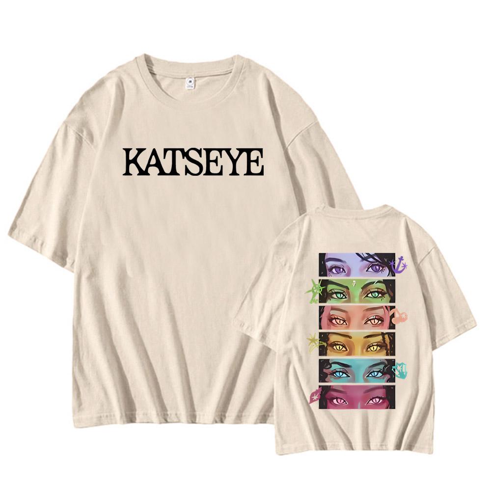 NEW Katseye Beautiful Chaos T-shirt High Quality Retro Cotton Tee for Woman Man Graphic Short Sleeve Shirt Unisex Tops T Shirt