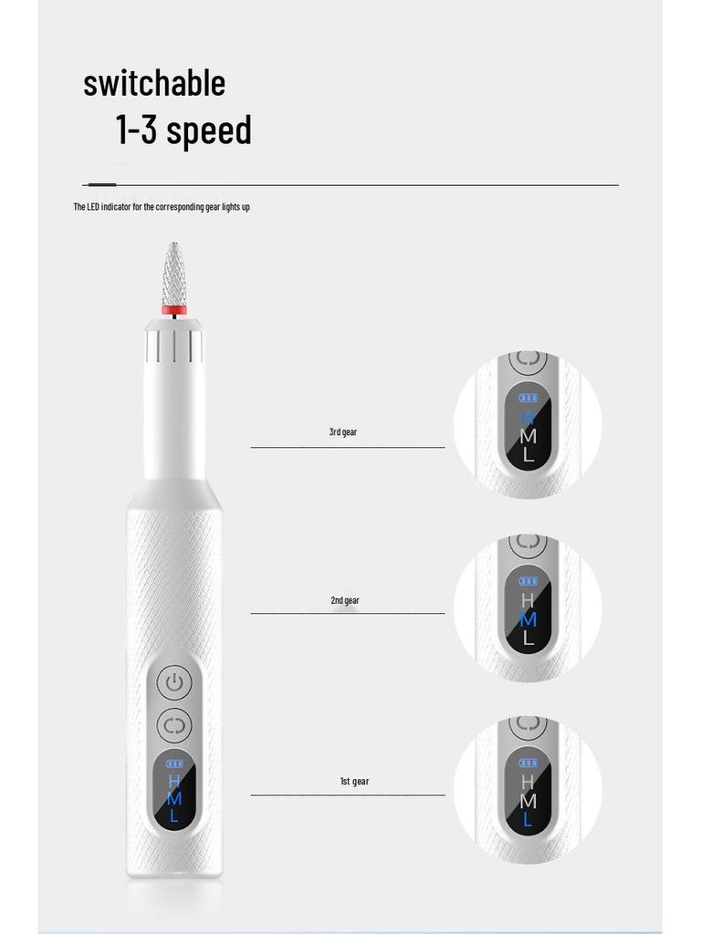 Portable Electric Nail Drill and Polishing Tool