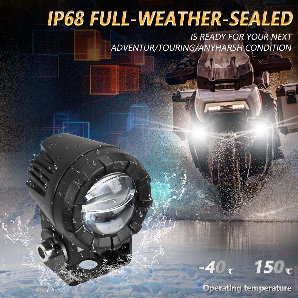 Motorrad Scheinwerfer Nebelscheinwerfer für LED Spotlight 3000k/4500k/6000k 120W 6000K für ATV LKW Dirt Bike SUV UTV