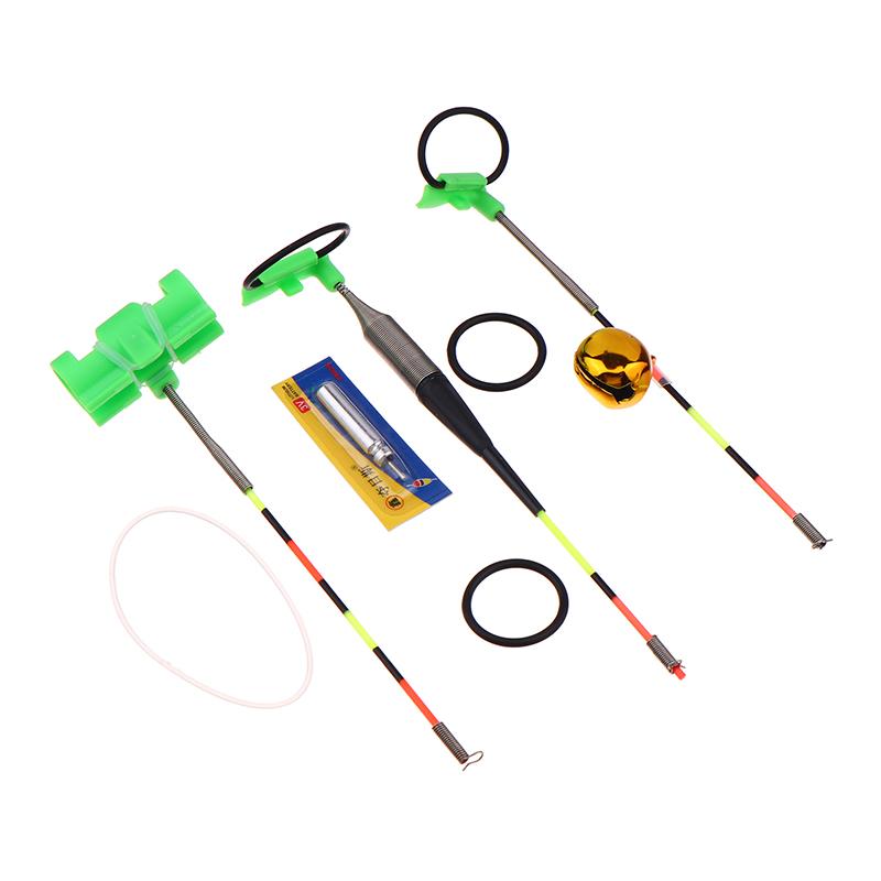 Night Fishing Fishing Rod Lighting Stick Removable Waterproof Fishing Bite Bell Alarm Indicator Float Tackle For Lure Road