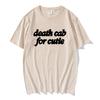 I Built You A Tower Album T-shirt Band Death Cab for Cutie Print Tshirts O-neck Summer Unisex Streetwear Graphic Tops
