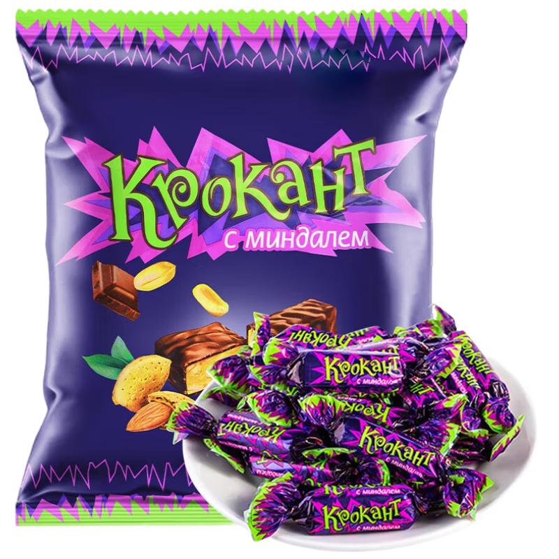 KDV Chocolate Almond Filled Purple Candy, 500g