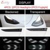 For Tesla Model 3 Y 2017- PPF Blackened Headlight Taillight Foglight Protective Film Modification Black Color Changing Films