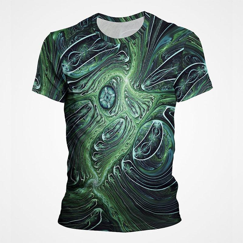 Abstract Colorful Vortex 3D printed T-shirts Fashion Casual Streetwear Men Summer Sport Tops Women Gym Clothing Funny Kids Tees
