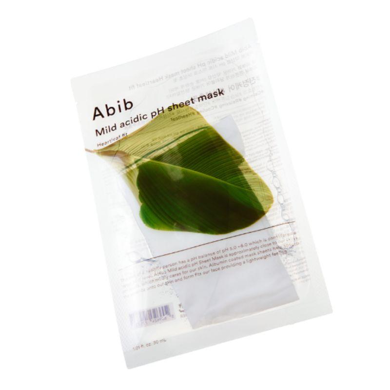 ABIB Mild Acidic pH Sheet Mask Fit Heartleaf Fit – 10 Sheets