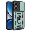 AMORUS For Xiaomi Poco F7 5G/Redmi Turbo 4 Pro 5G Case Kickstand PC+TPU Phone Cover with Camera Lens Slider