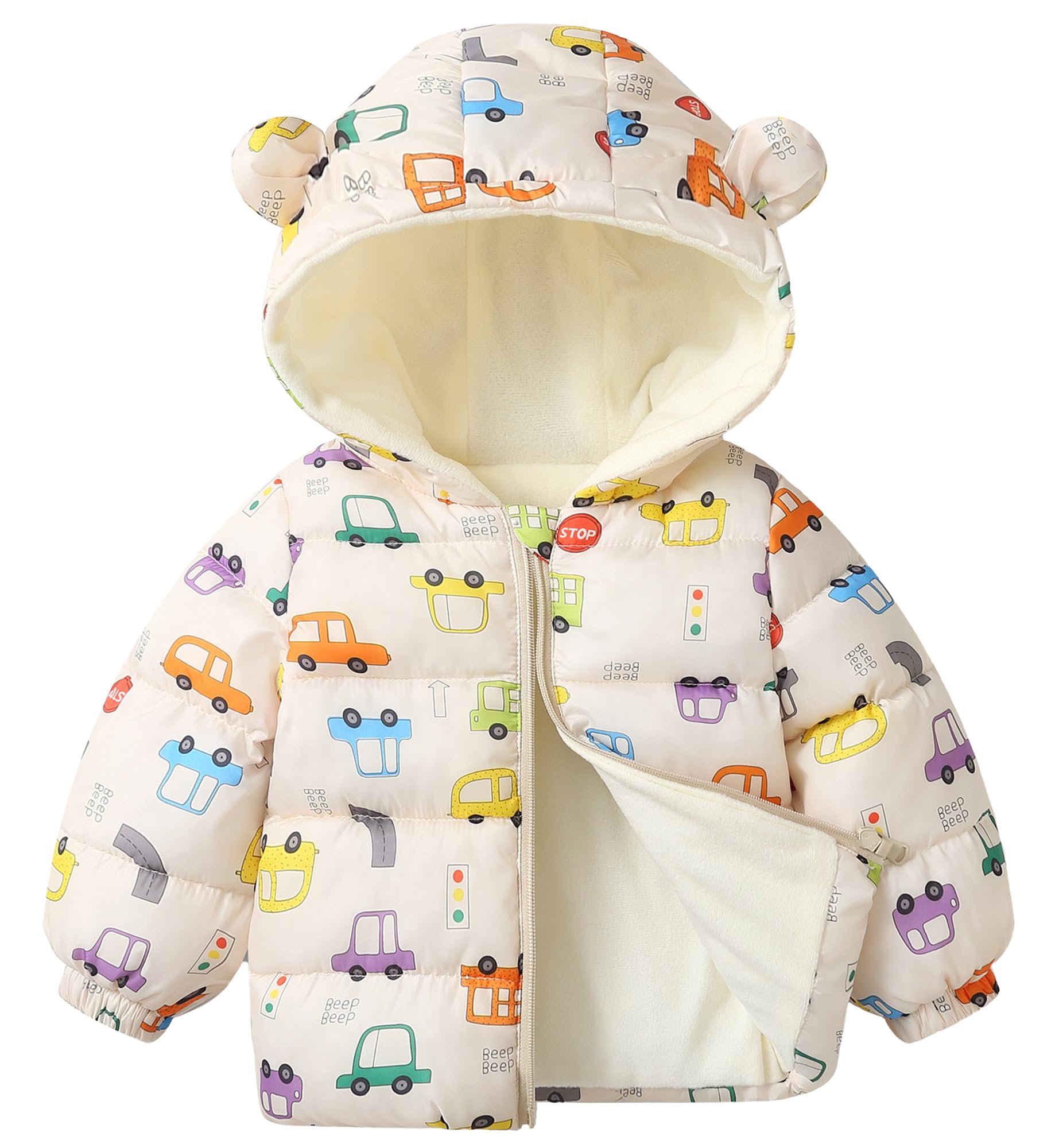 

AIEOE Пуховик и Холод с Размерами 120 Детское Пальто, Верхняя одежда, Детская Верхняя одежда, Куртка для Девочек Мальчиков, Худи, Толстый, Защита, Теплый, Осень/Зима, бежевый