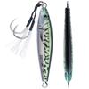 Goture Saltwater Fishing Vertical Jigging Lure with Double Assist Deep Sea Jigging Spoon Lure for and More Jig, 60g/80g/100g/150g, Hooks,