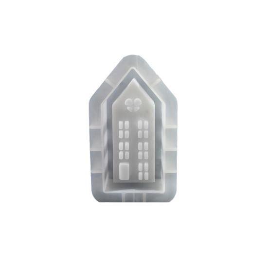 Silicone House Candle Molds for Soy Wax Candles And Soap Making Easy Removal