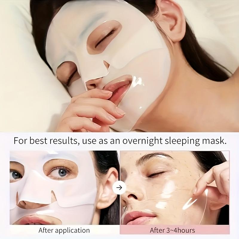 1/3/5pcs Collagen Face Mask, Deeply Moisturizes The Skin, Makes The Face More Moist, Soft, Bright, Rich In Collagen, Firm Skin