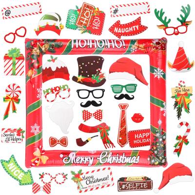 38 Pcs Christmas Photo Booth Props Christmas Photo Booth Props
