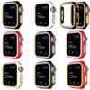 Dual Color Case for Apple Watch S10 42mm 46mm 45mm 44mm PC Hollowed Out Protective Case for Iwatch S9 S8 40mm 41mm 38mm