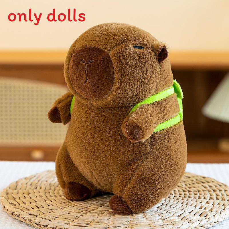 

Плюшевая игрушка Капибара для детей Мягкая кукла-животное с коротким ворсом Идея для подарка Turtle