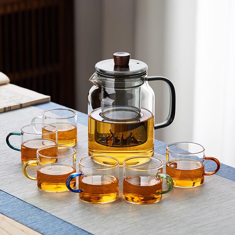 Mesini Glass Kung Fu Teapot Set