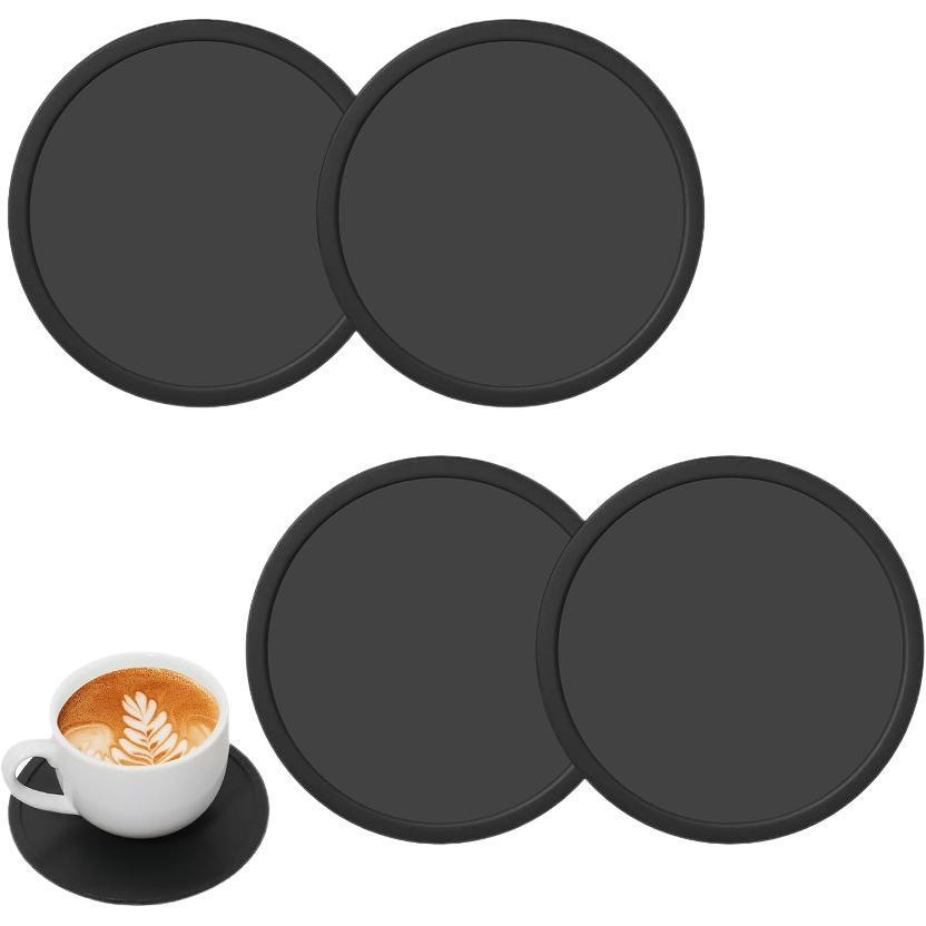 Silicone Dining Table Placemat: Heat Resistant, Anti-Scald Pot Holder, Waterproof, Oil-Proof Coaster for Students