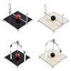 Stylish Square Tissue Holder for Restaurant Easy To Clean Paper Towel Dispenser Napkin Organizer Rack for Daily Use