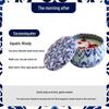Ethnic Style Aromatherapy Candle Gift Set with Tinplate Dried Flowers