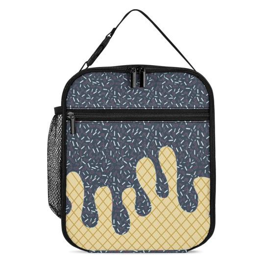 Izolační taška na oběd s vyztuženým uchem Velkokapacitní třívrstvý design Vodotěsná lehká nákupní taška