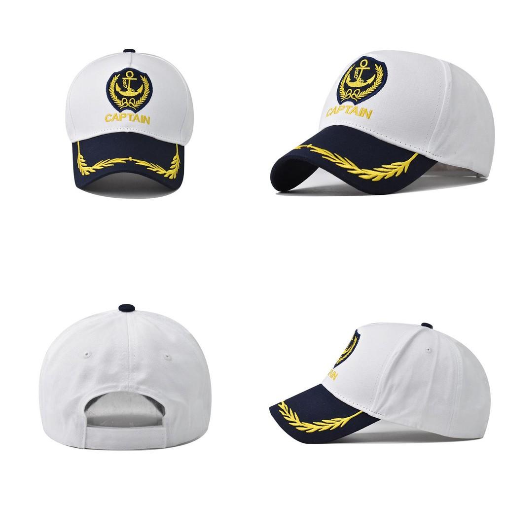 Embroidery Boat Anchor Baseball Cap With Cotton Material For Casual Hats Outings