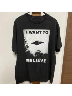 UFO-Themen-T-Shirt Aus Dem Film "Akte X" und "Ich Will Glauben", Nostalgisches T-Shirt Für 90er Jahre Science-Fiction-Fans - Herren S...