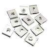 Motorcycle Nuts and Bolt Kit 10 Sets General Parts Wide Stainless Steel U Type