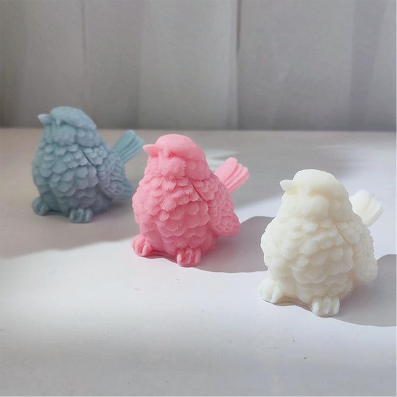 Chocolate Moulds Bird Shaped Baking Molds Fondant Moulds Cake Molds Silicone Material Perfect Gift for DIY Baking Lover