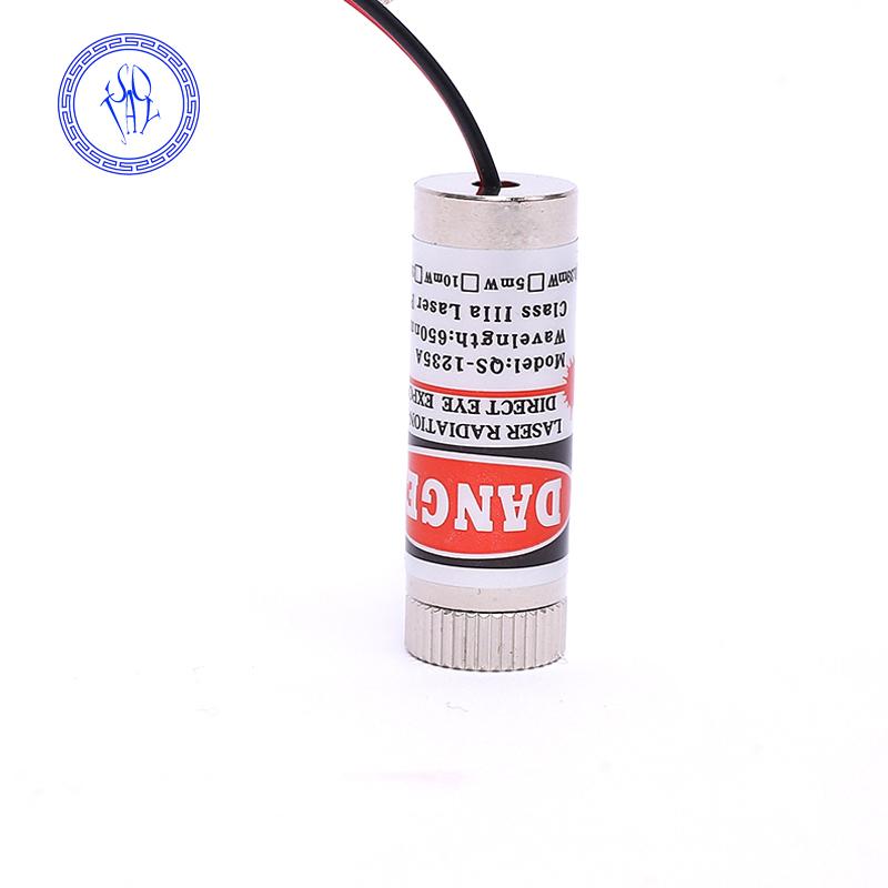 Semiconductor 450nm 50mW 3-5v Focusable Dot Blue Laser Module