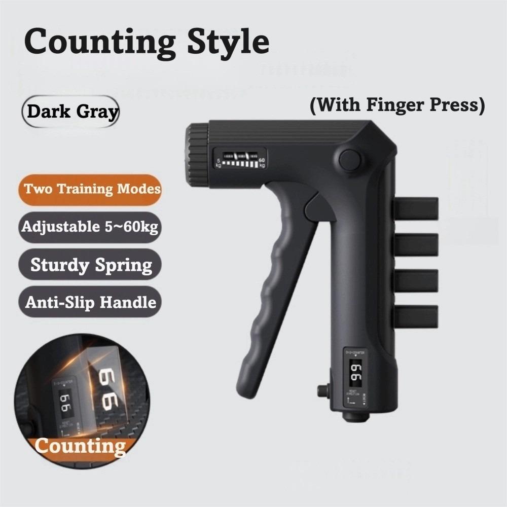 Adjustable Grip Strength Trainer with Counting Hand Exerciser  For Muscle Building(10-130 LBS)
