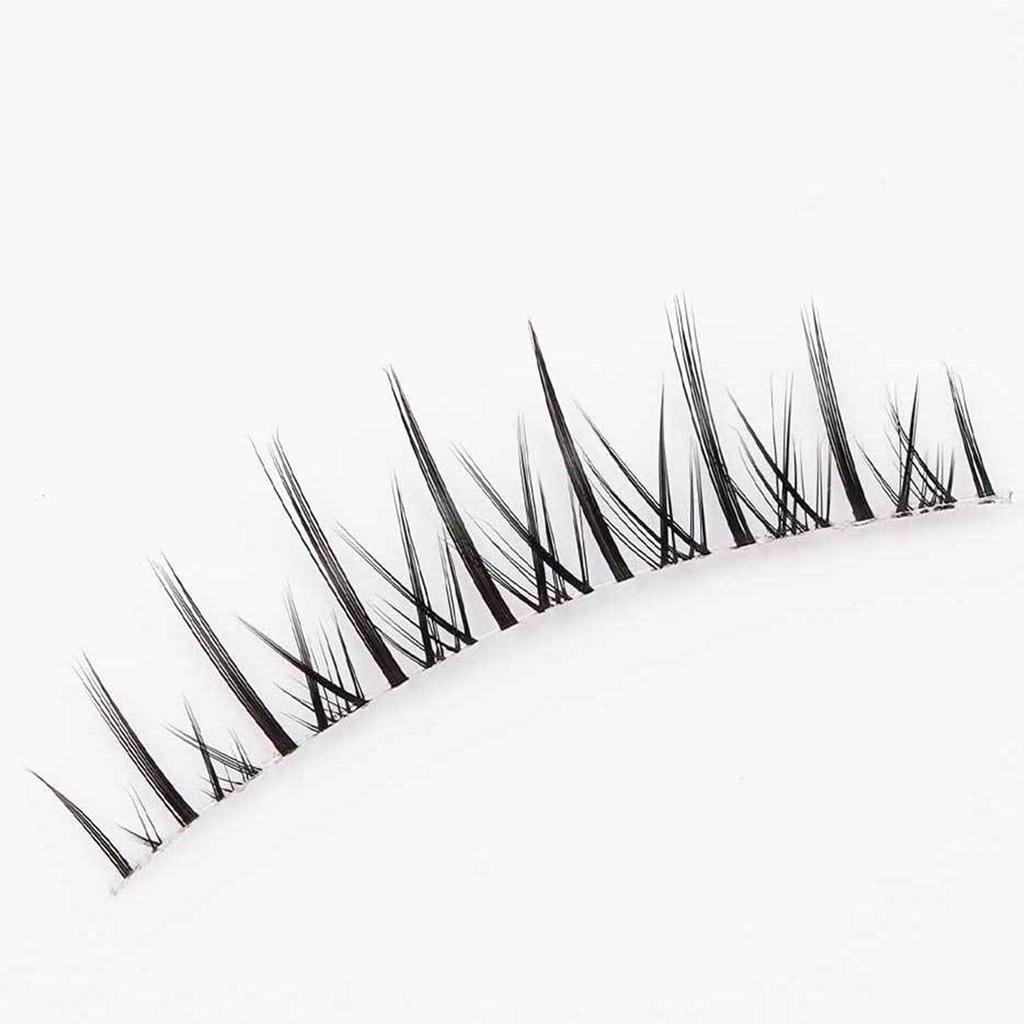 Manga Transparent Band False Eyelashes 5 Pairs Natural Look for Wedding Makeup Daily Wear