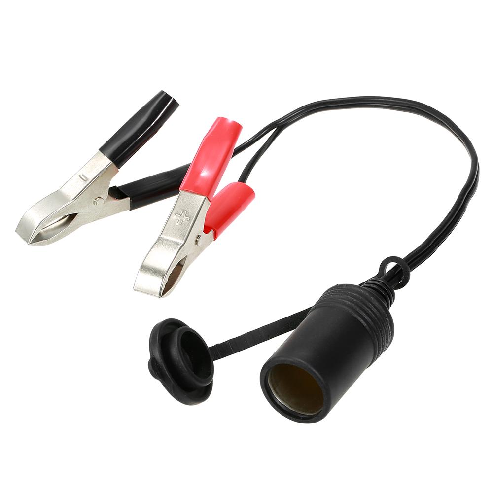 42V Car Battery Terminal Clip On Cigarette Lighter Power Socket Car Cigarette Lighter Socket Adaptor