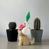 Pisică Drăguță Plumbob Dansatoare Ornament pentru Mașină Figurină Inspirată din The Sims Decor Creativ pentru Bordul Mașinii și Decor pentru Birou Acasă